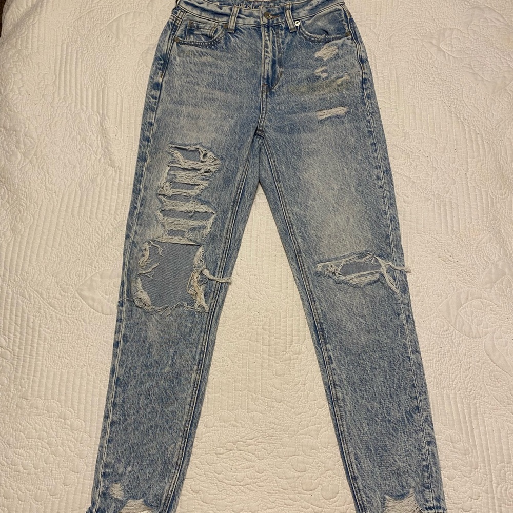 American Eagle ripped jeans